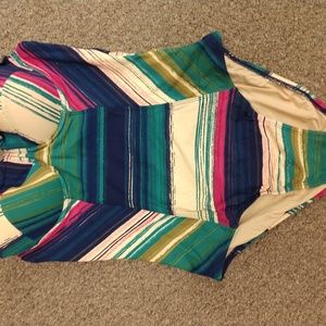 Anthropologie Scalloped Cup One Piece Swimsuit M